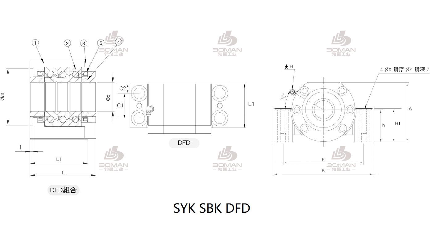 SYK FKA12 syk品牌丝杆支撑座生产厂家